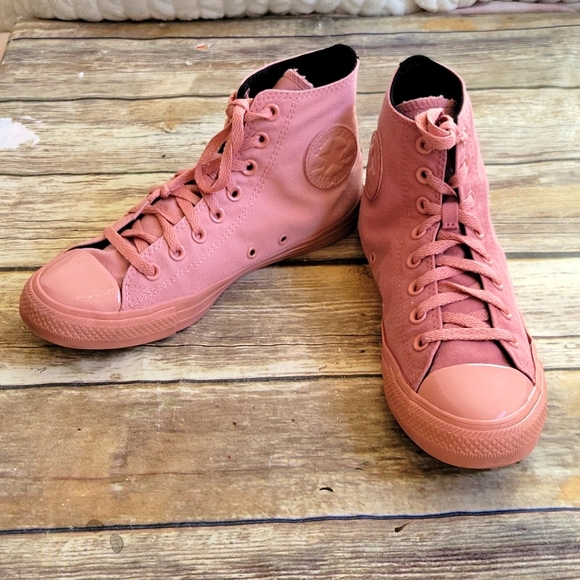 Converse Shoes - CONVERSE X OPI Pink Canvas High Tops Size 9